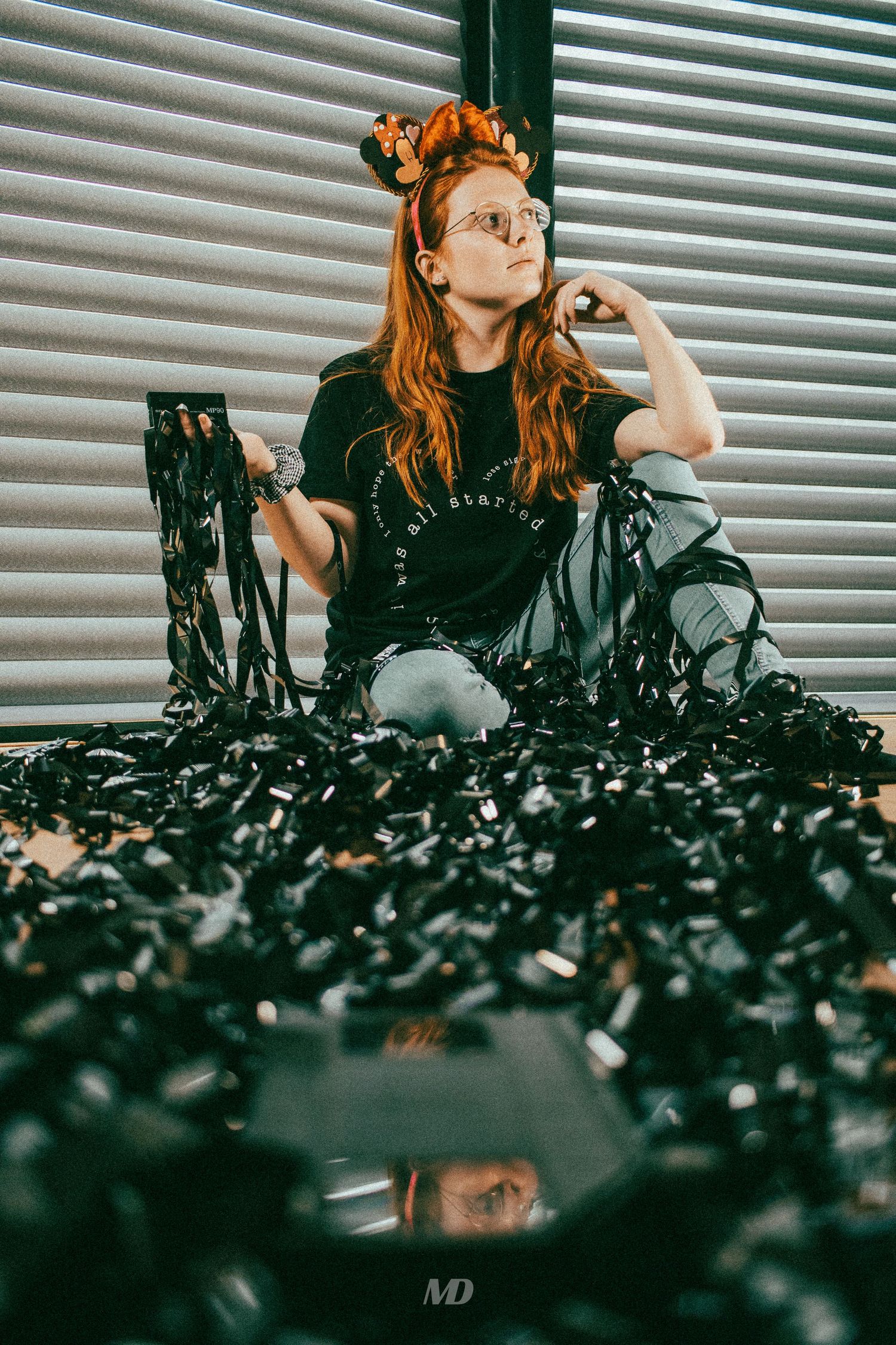 Portret foto oude videobanden