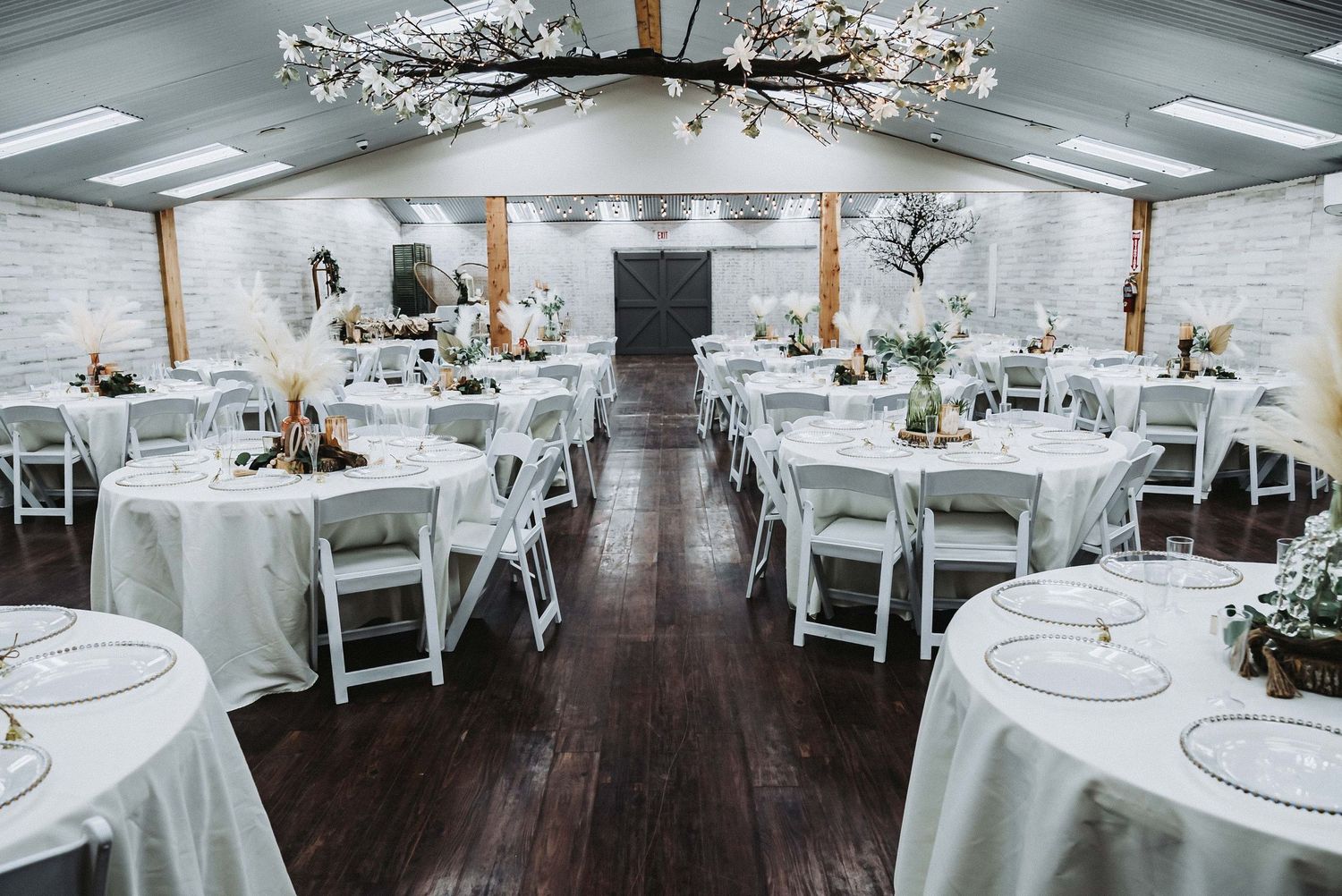 wedding reception area