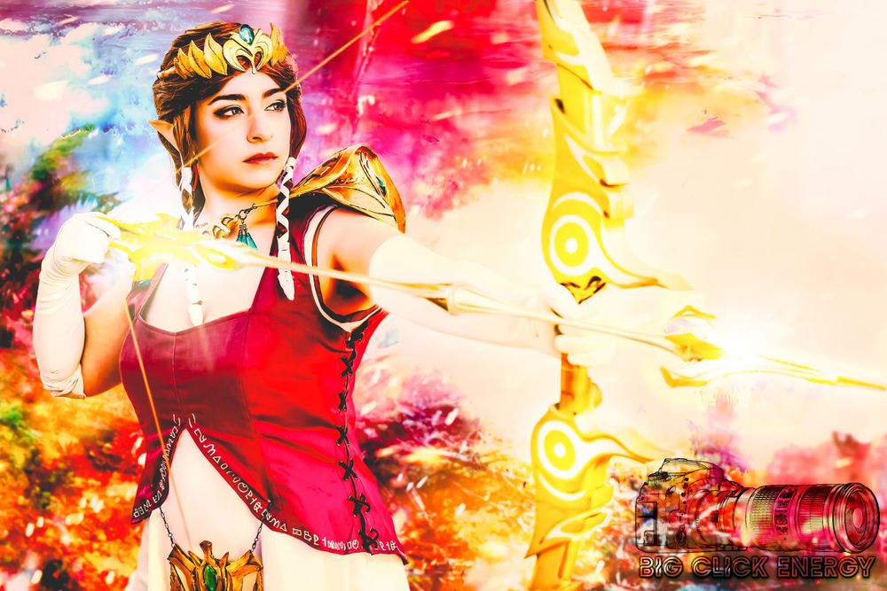 Legend of Zelda cosplay, captured in photography outdoors at Comicon in Phoenix, AZ, by Big Click Energy.