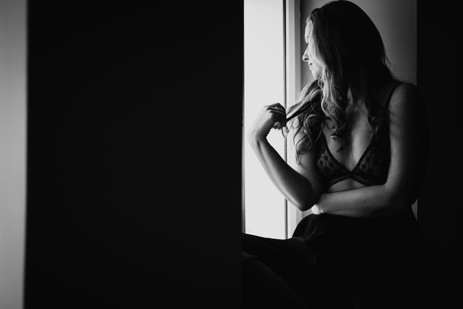 Boudoir-Shooting Linz Aktfotos stilvolle erotische Fotos von Frauen Oberösterreich sinnlich