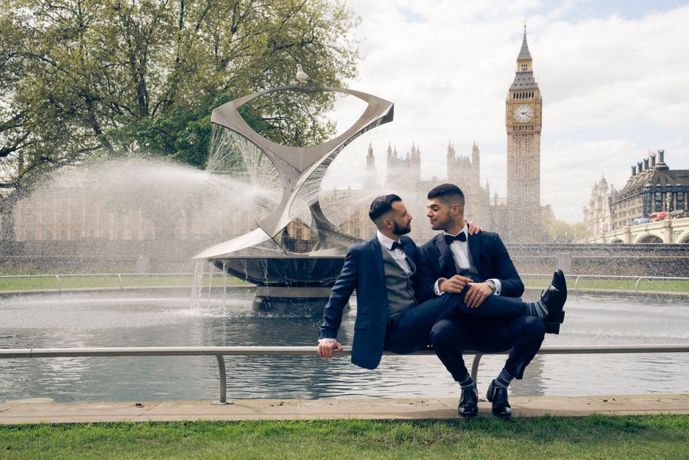 Gay engagement in London