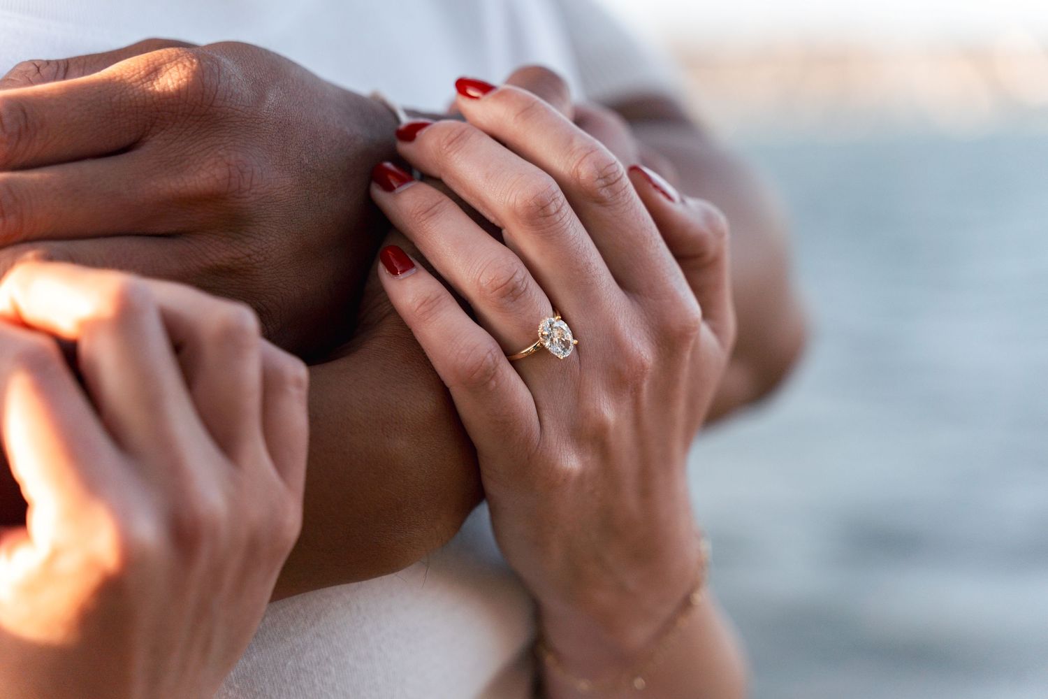 Sydney Engagement photoshoot close up photo