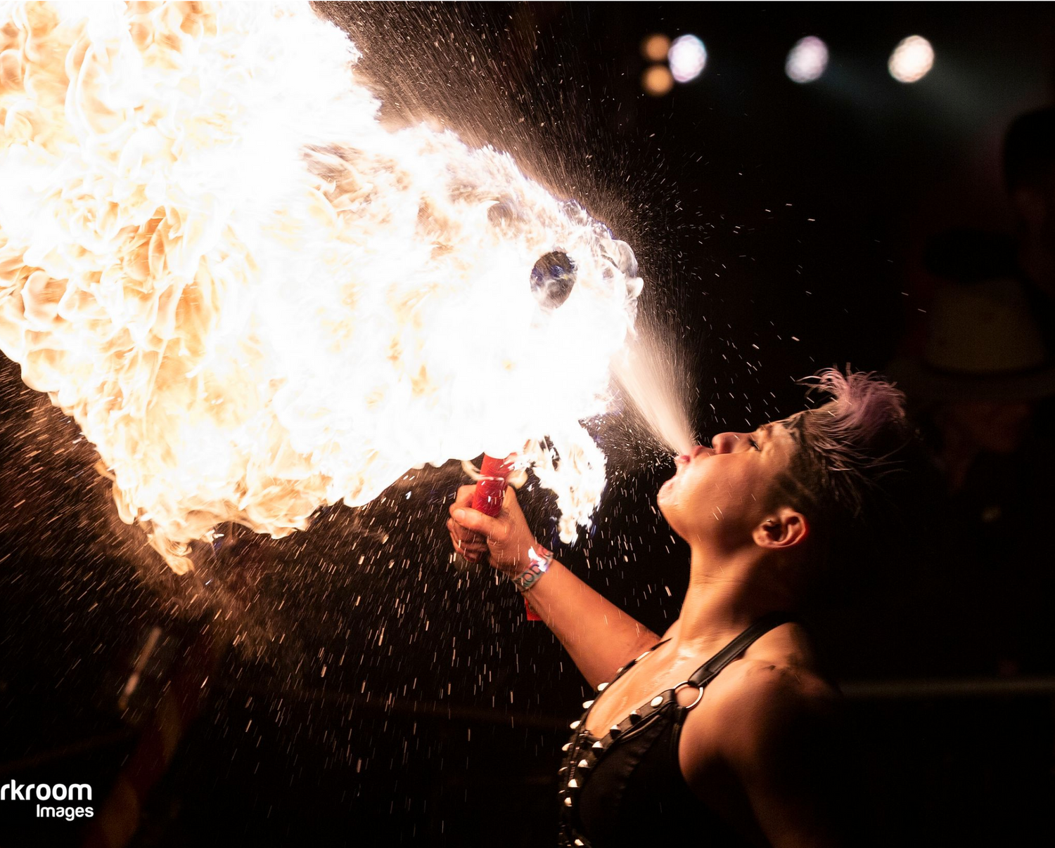 Fire breather at Electric Picnic festival