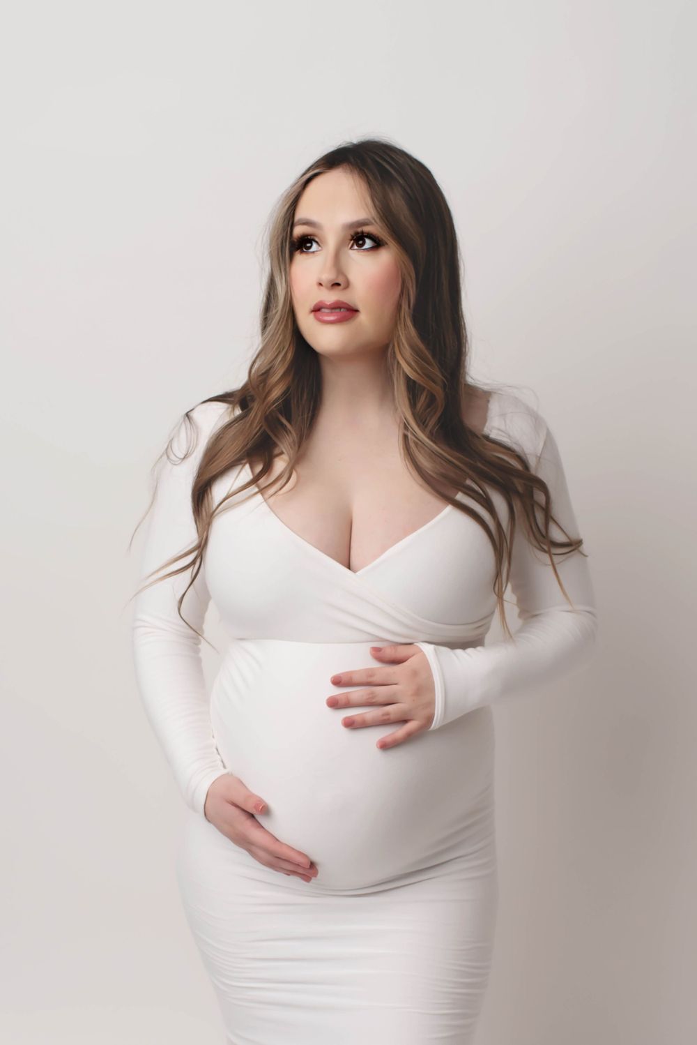 white on white beautiful hispanic Latina mama