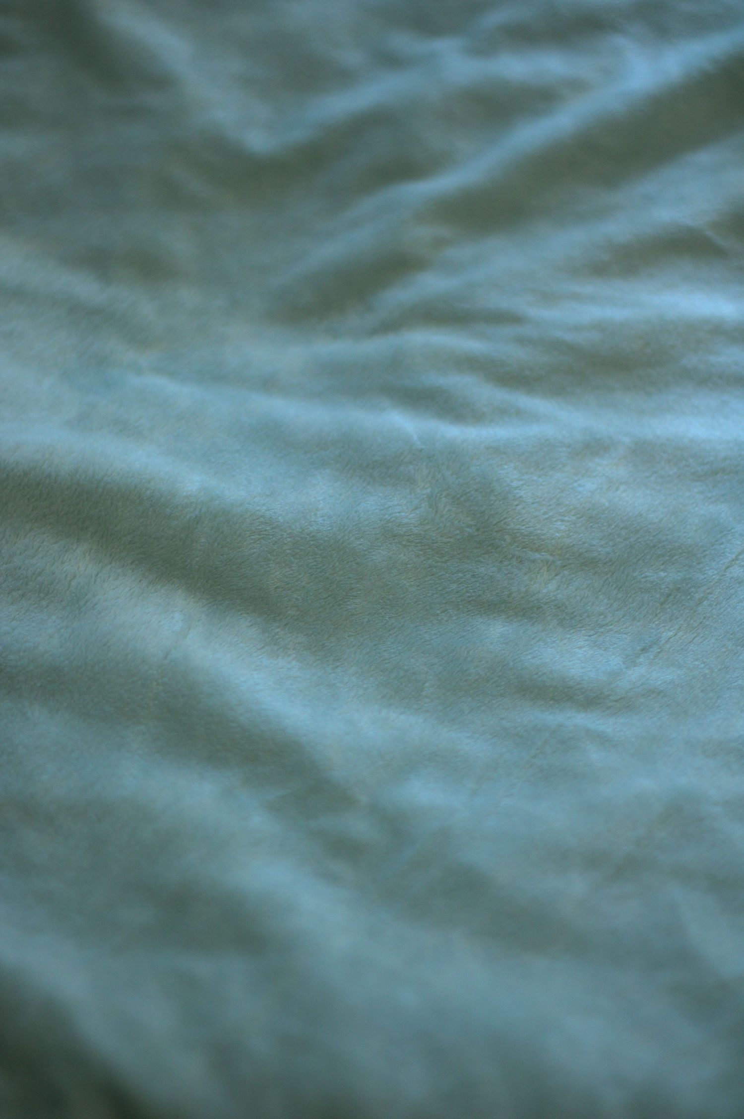 Blue Ruched Blanket