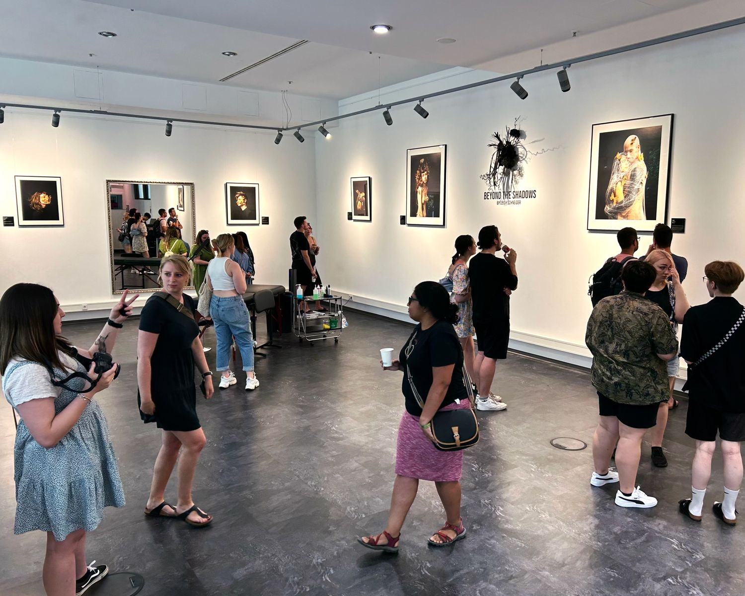 leigh schneider exhibition opening