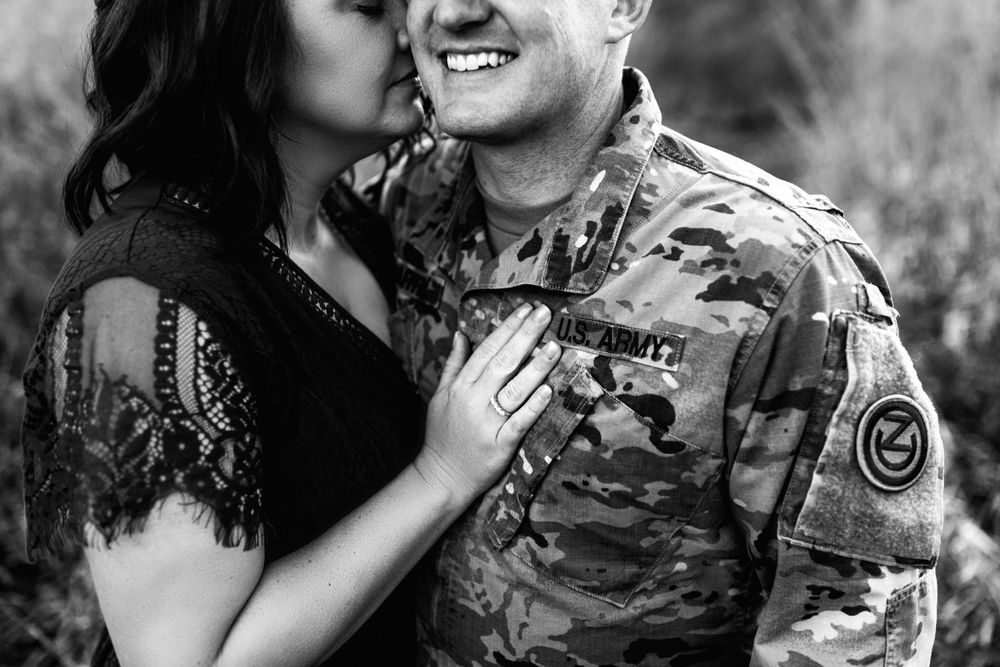 Military Couples Photographer Marion Indiana