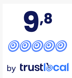 9,8/10 score van trustlocal fotografe Karen Verheyden zwangerschapsfotografie en paardenfotografie
