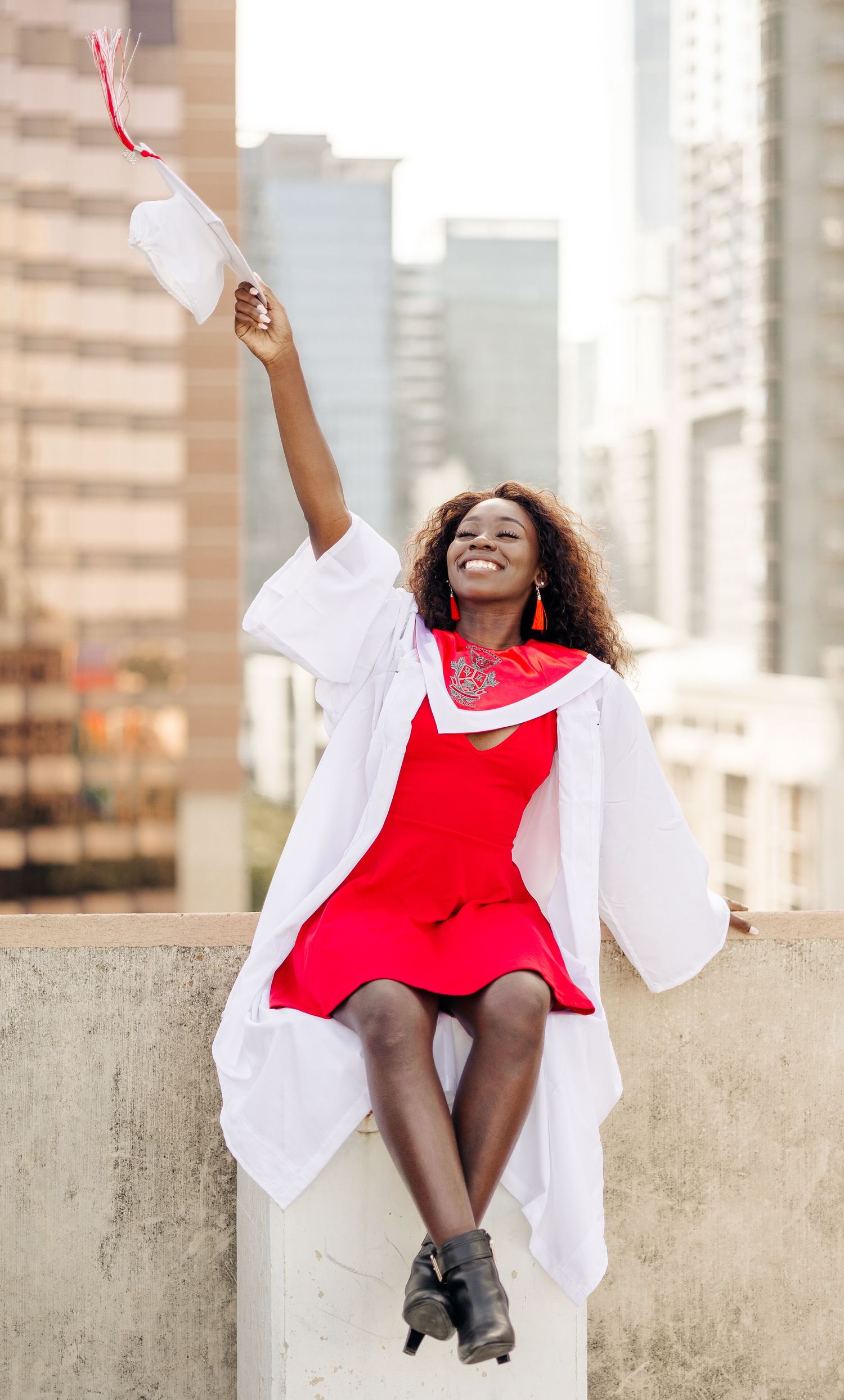 Downtown Austin college and high school senior photo