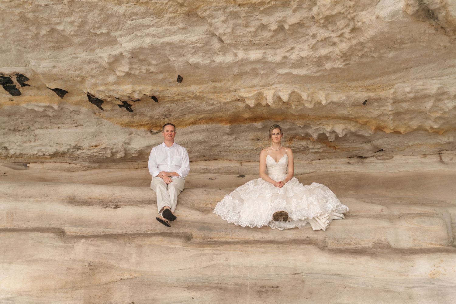 Mrs Macquarie's chair wedding capture by Bill Chen