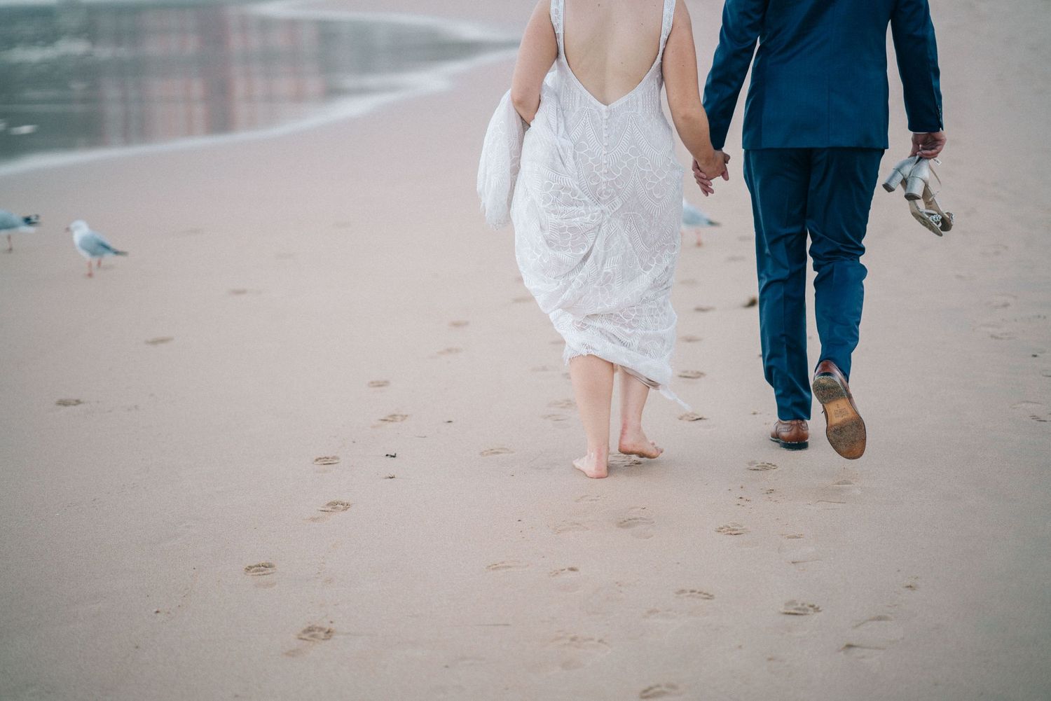 Manly beach wedding capture by Bill Chen