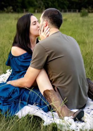 Couple cuddled up together during a photography session in Orlando, FL.
