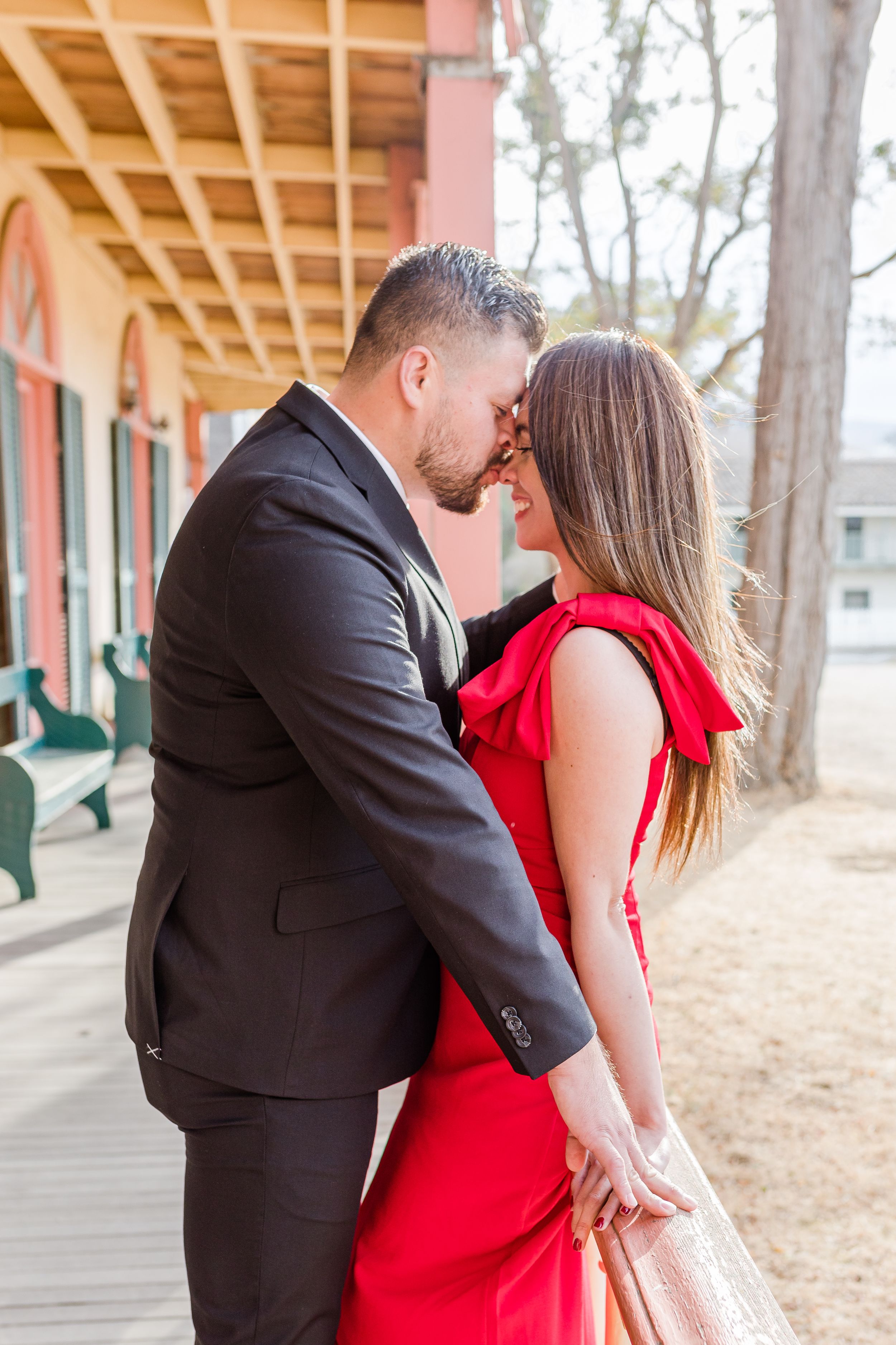 sachin and babi light blue dress Sedona Red Rock Engagement Session main image 1