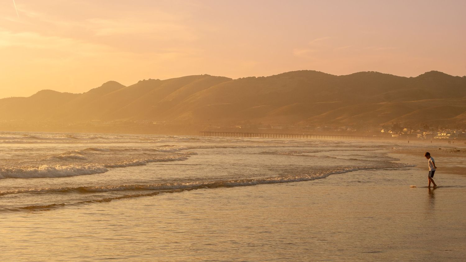 Boy at Pismo Beach