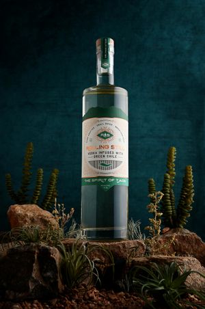 Local New Mexico Vodka Brand. Beverage product photography
