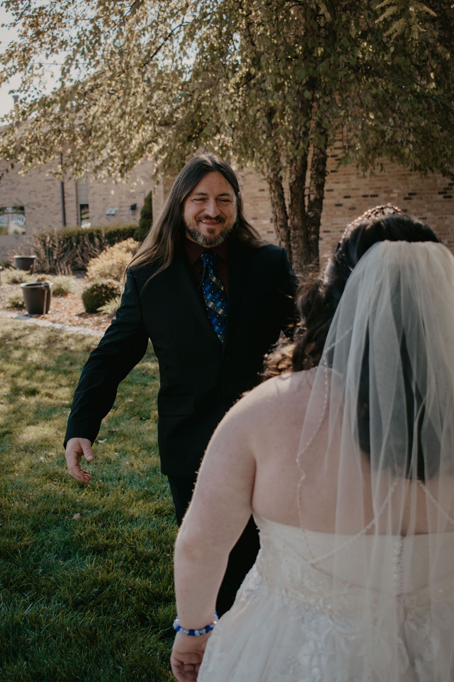 father of the bride first look