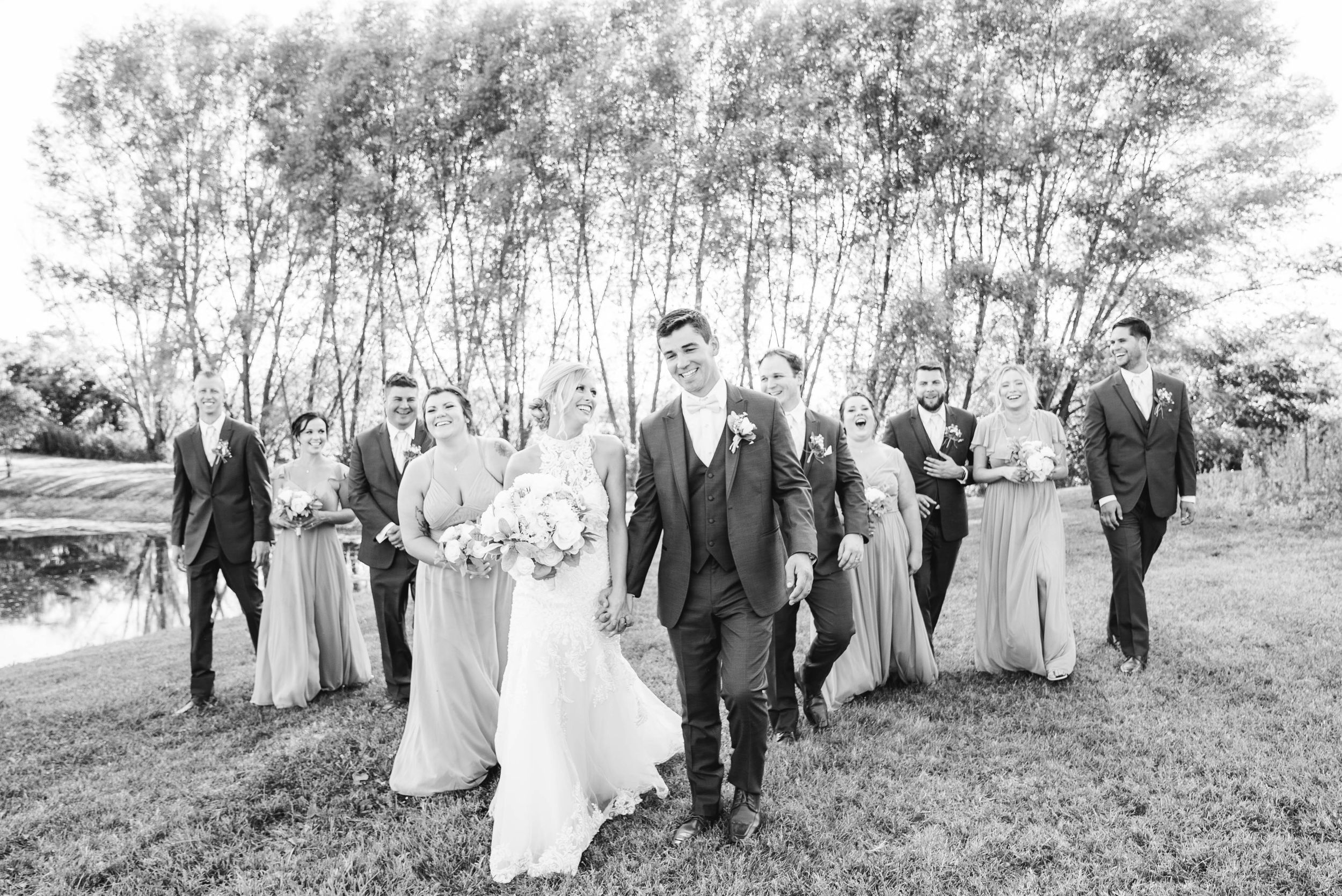 Magic Hour Portraits West Michigan Wedding Photography. Bride and Groom Wedding Poses. Intimate Portrait Photography.