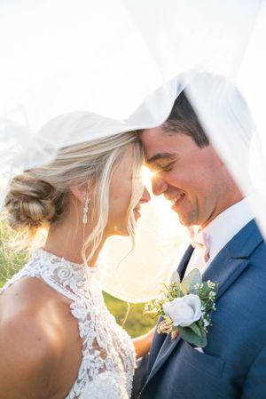 Magic Hour Portraits West Michigan Wedding Photography. Bride and Groom Wedding Poses. Intimate Portrait Photography.