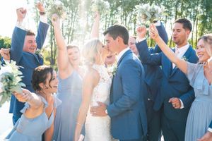 Magic Hour Portraits West Michigan Wedding Photography. Bride and Groom Wedding Poses. Intimate Portrait Photography.