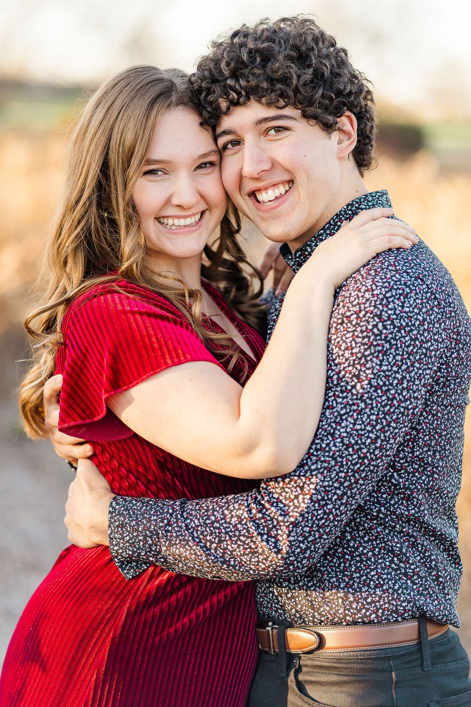 Engagement Session in Racine Wisconsin for young engaged couple married in Lannon Wisconsin. Milwaukee Photographer.