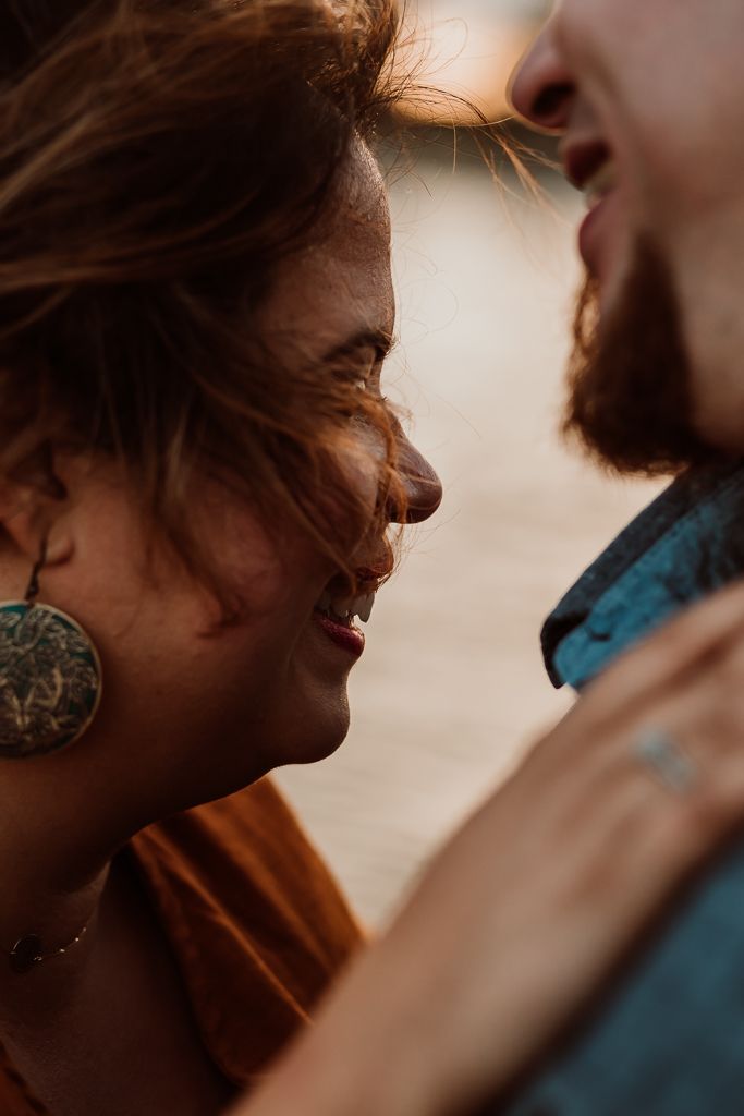 Couple having a good time