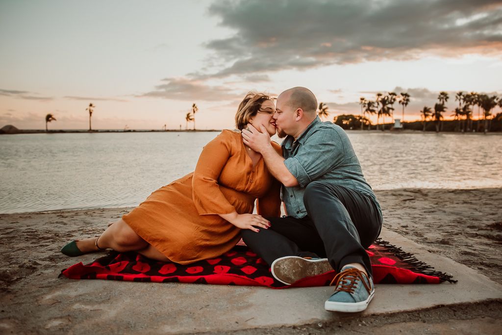 Couple kissing