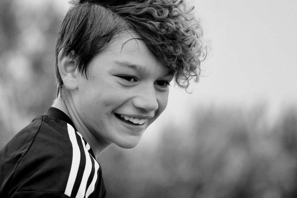 candid photo of soccer player