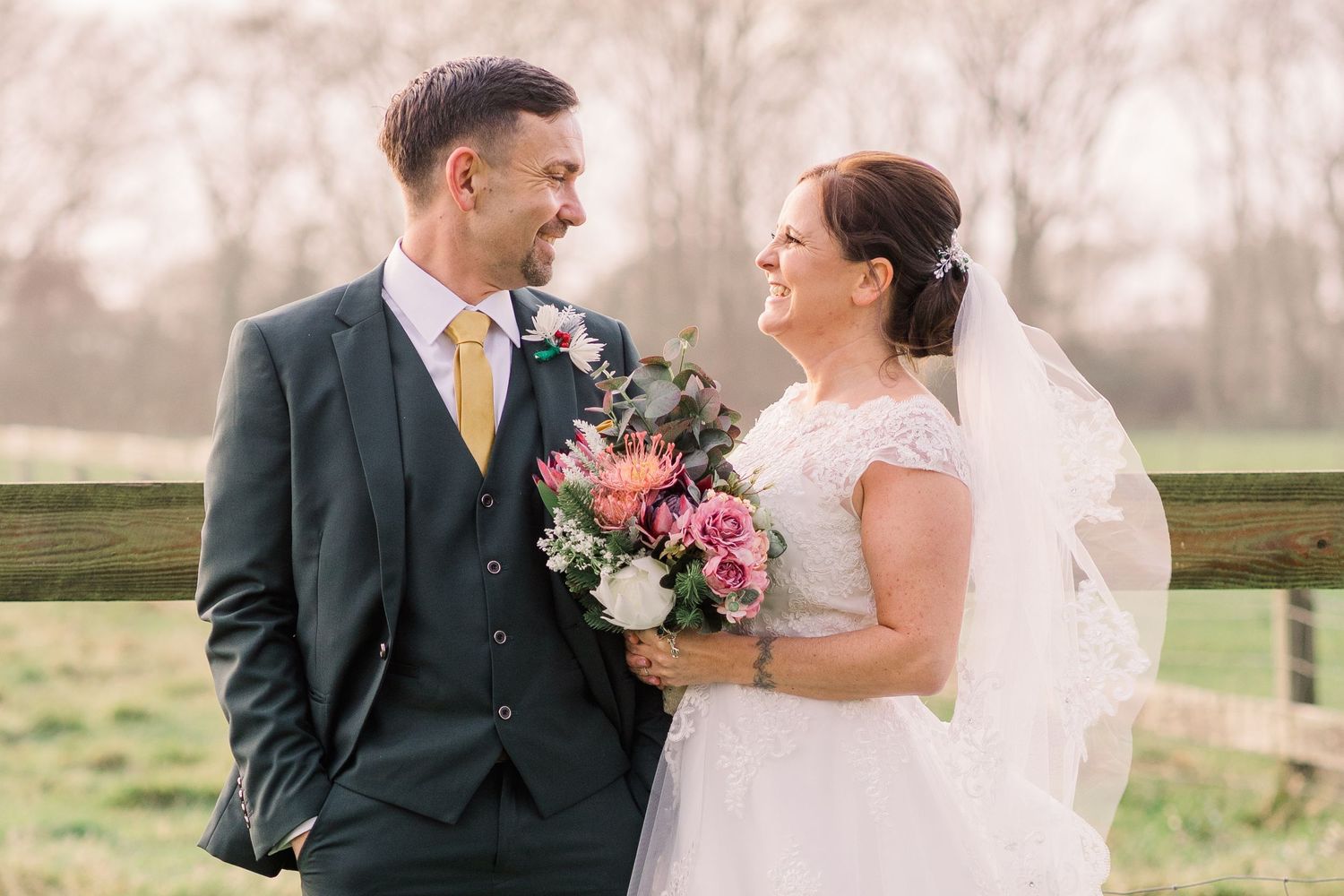 South Lawn Hotel Milford on Sea Winter wedding Veil inspiration
