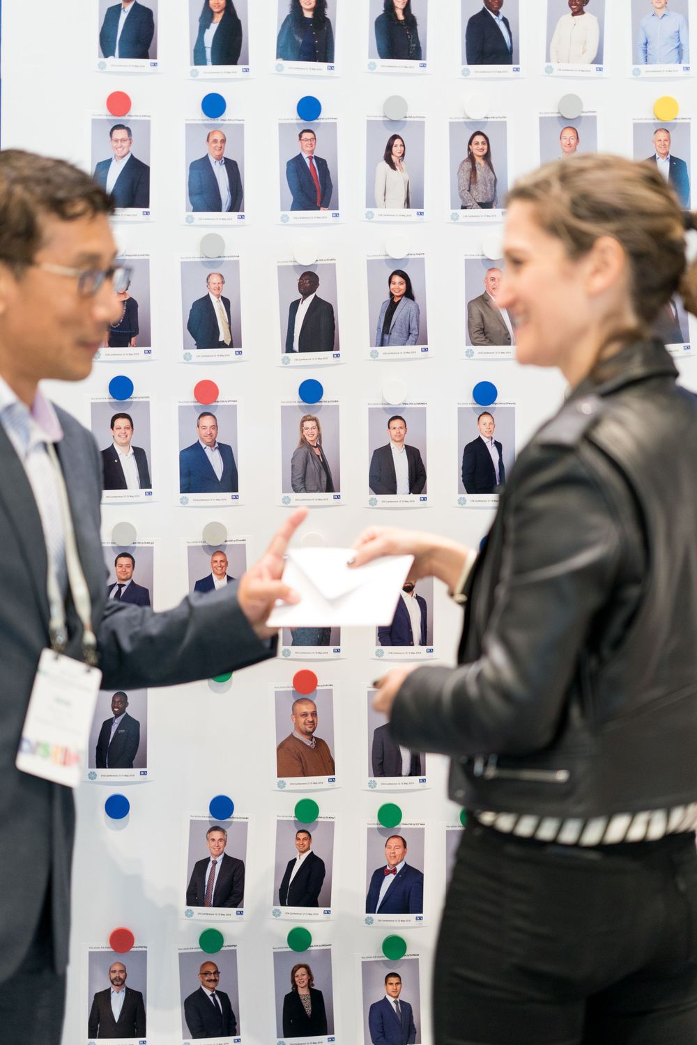 Complimentary headshots during the CFA Global Conference at ExCel London