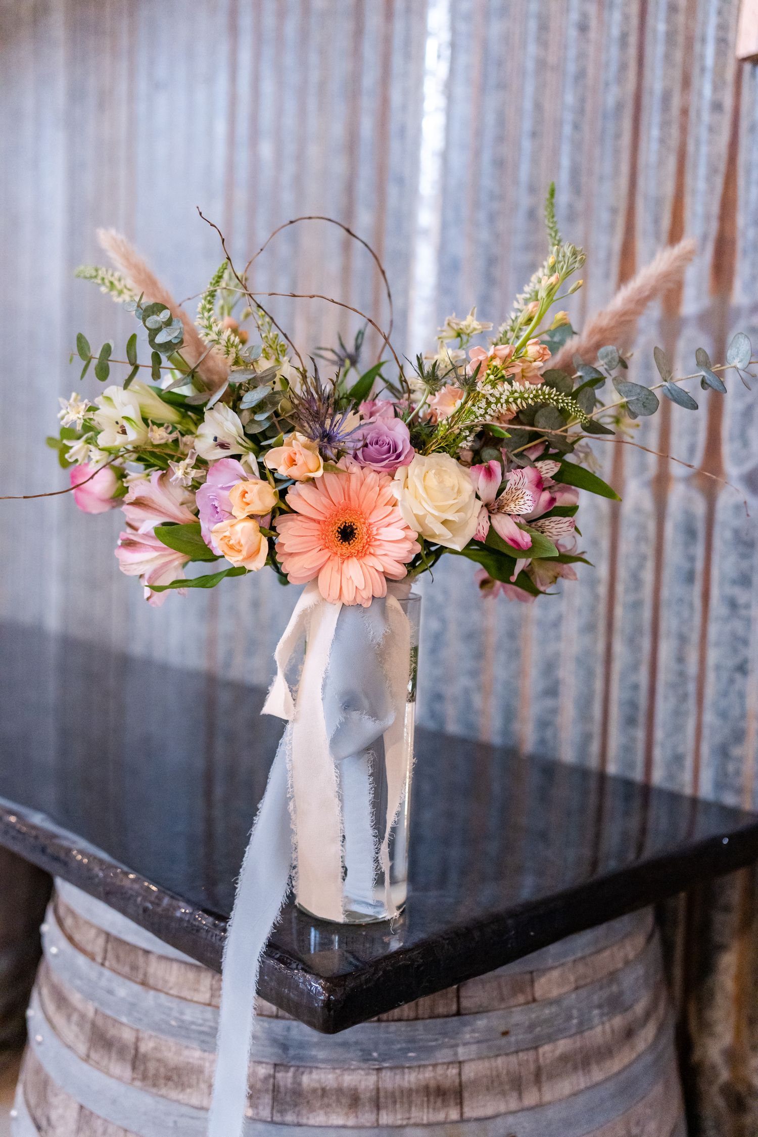 bouquet of flowers in a vase