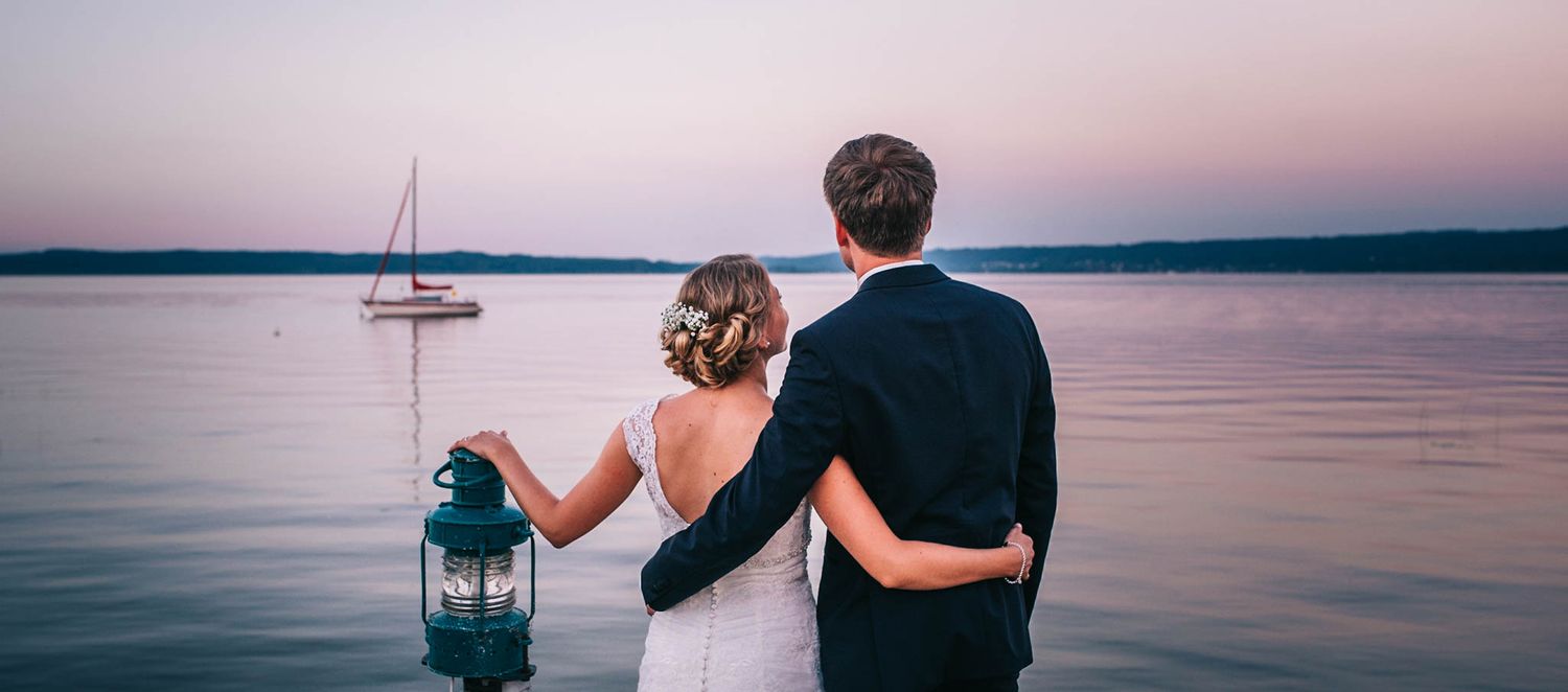 Hochzeit am Ammersee Bild Aufnahme