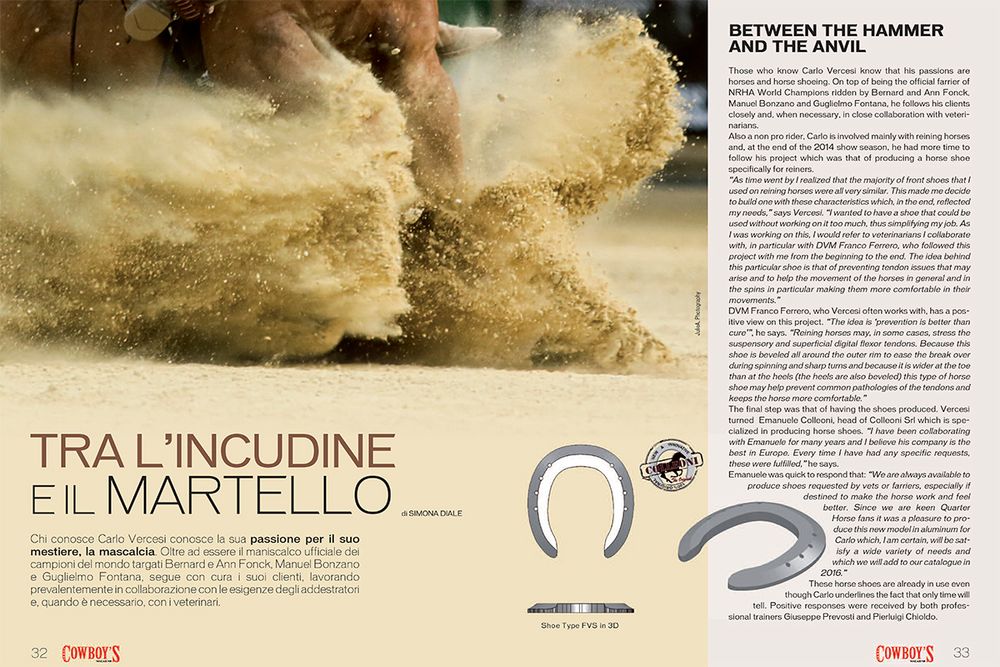 publication couverture magazine photographie équine