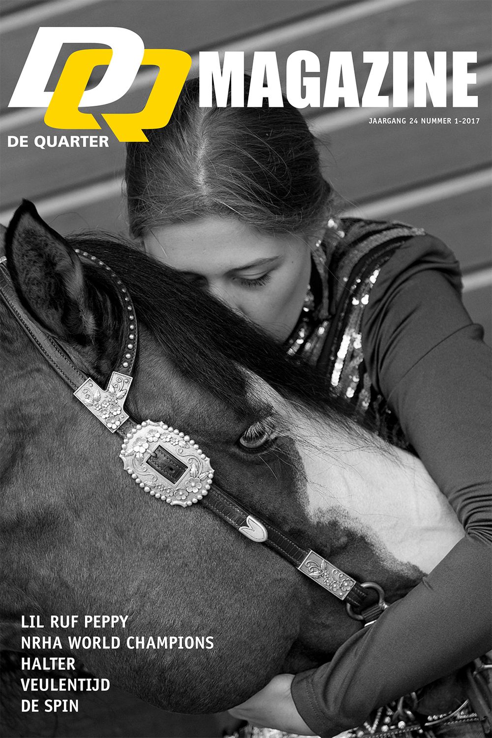 publication couverture magazine photographie équine