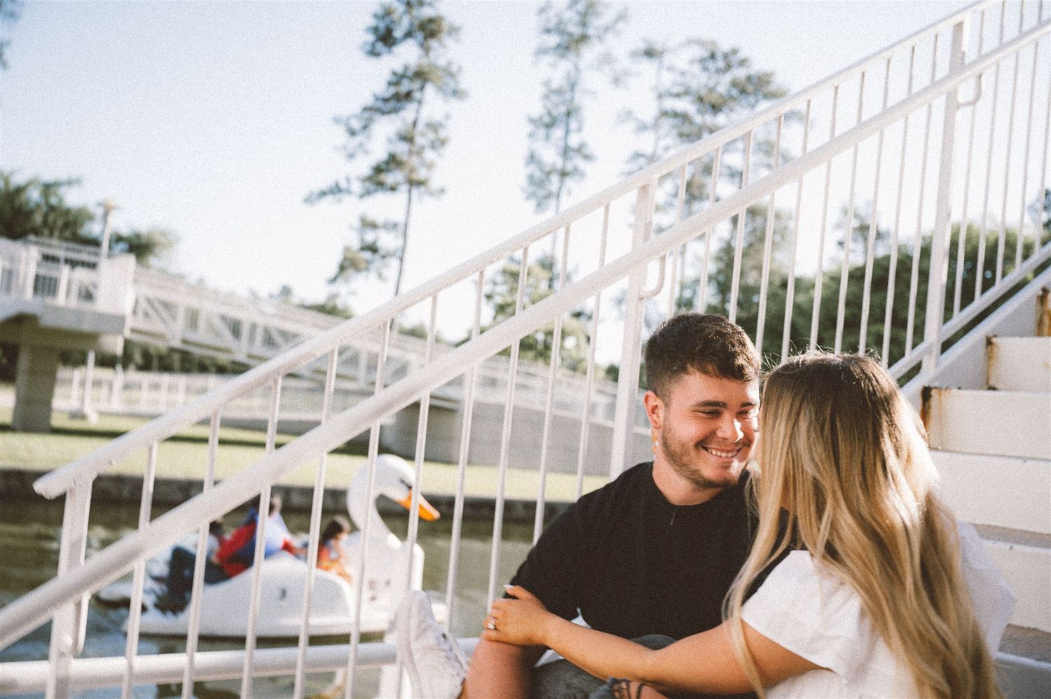 engagement photography session in The Woodlands, Tx