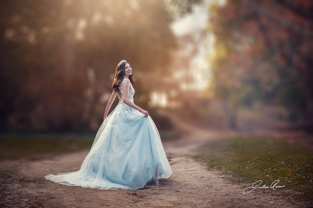 Quinceanera session at LA Arboretum