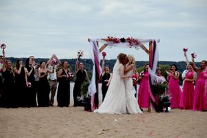 wedding, two brides