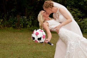 wedding, two brides, LGTBQ