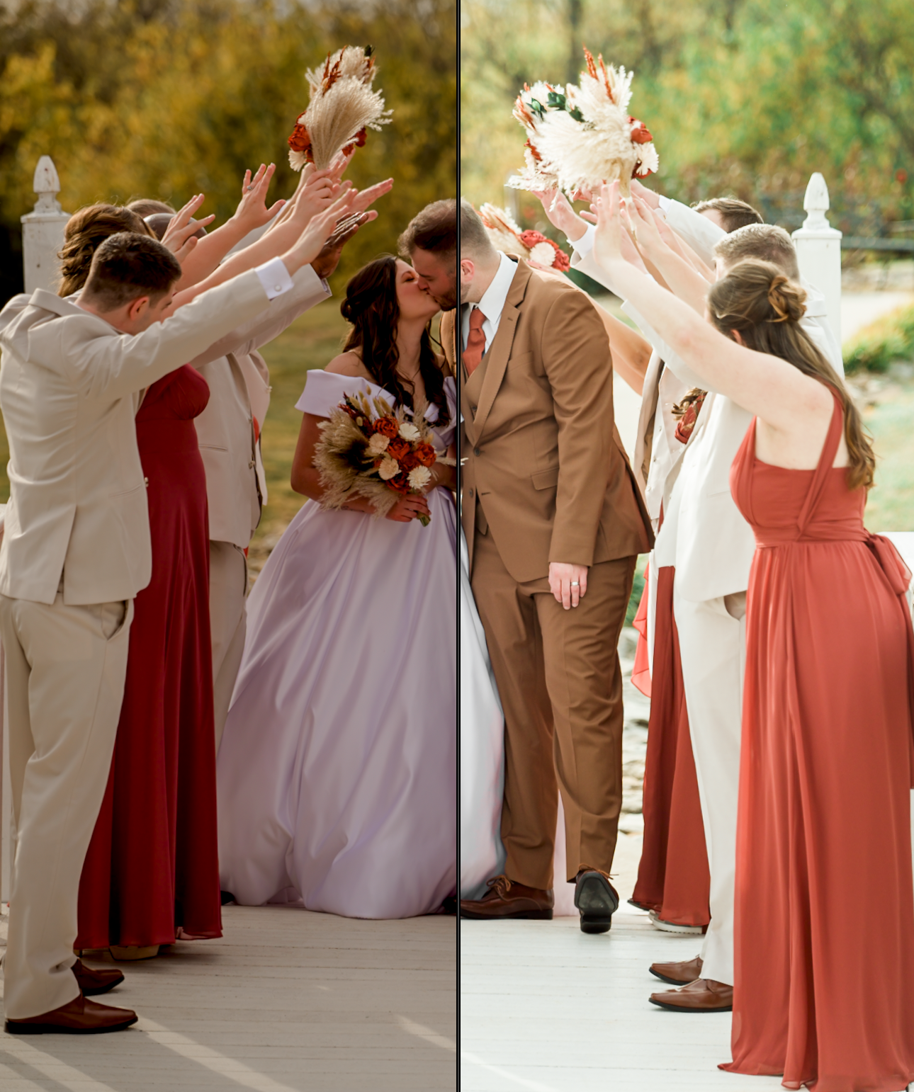 example of editing before & after  by Stephanie Coulter Photography