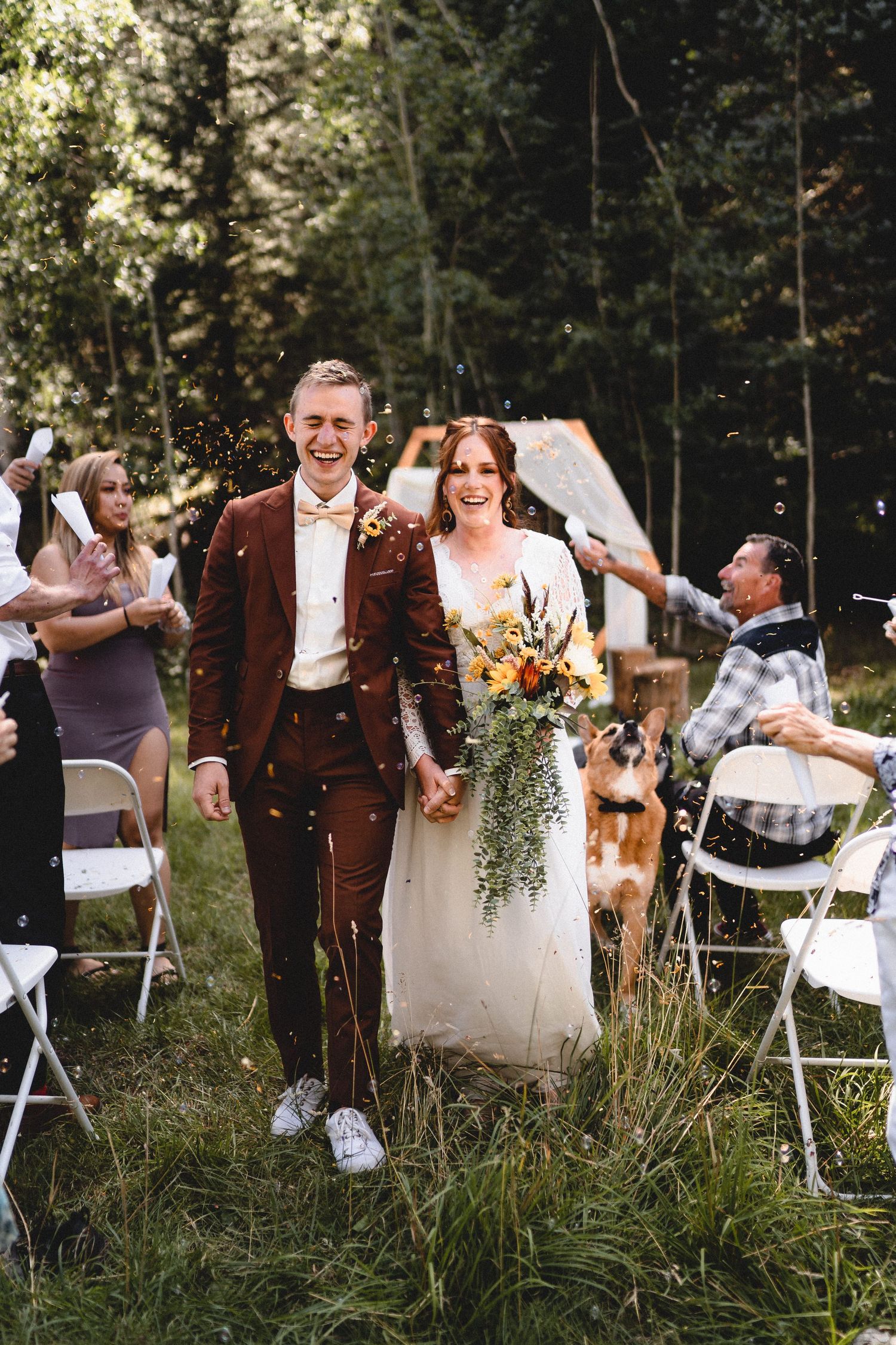 Summer Forest Elopement Dolores Colorado
