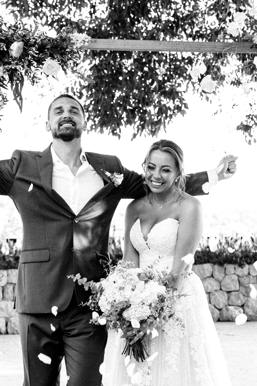 Mediterranean wedding in Mallorca, destination wedding photographer, Finca Son Termes, ceremony