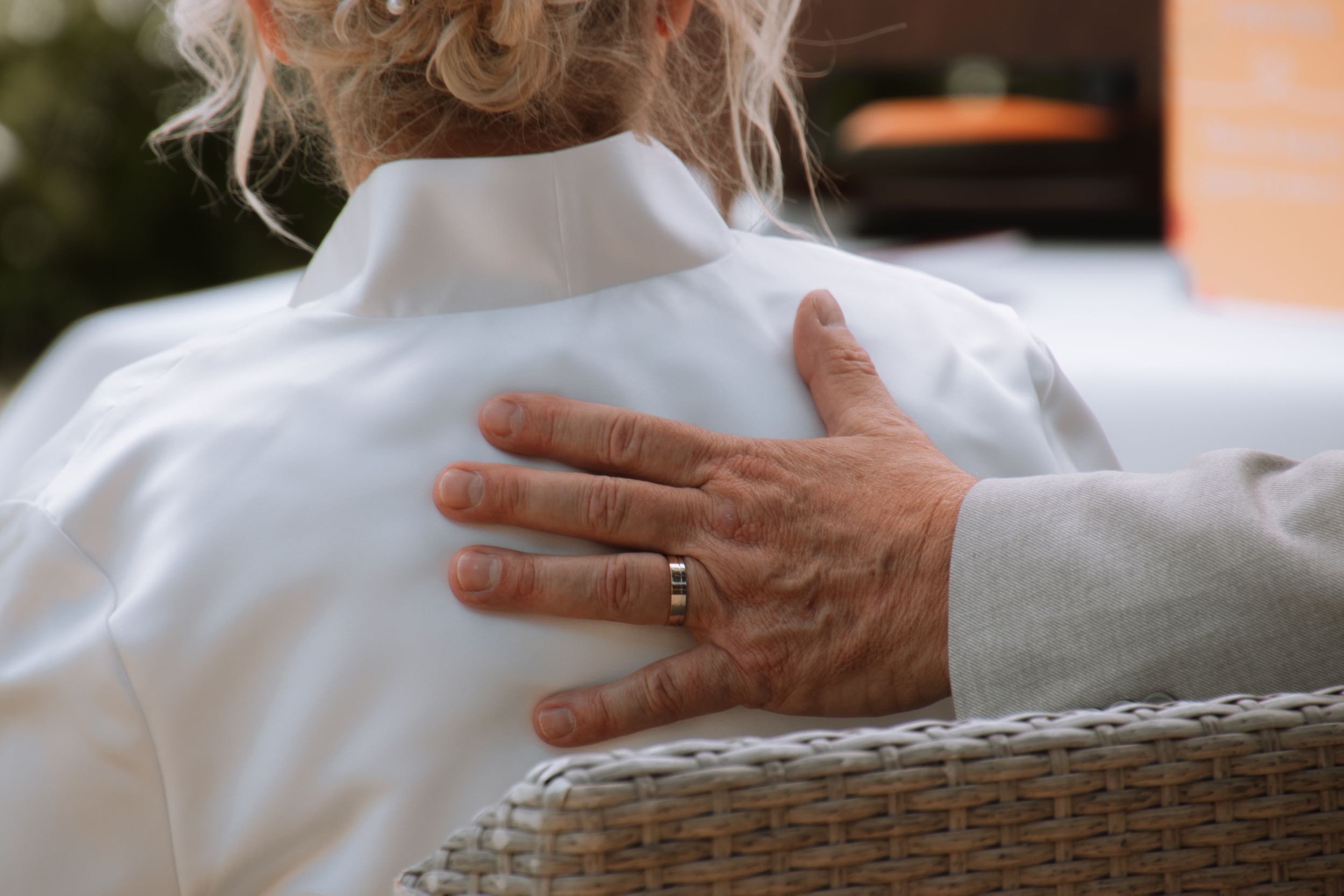 a loving reassuring hand