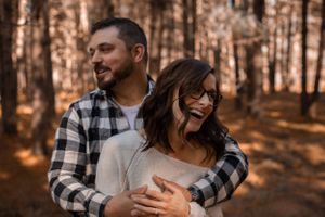 Fun wooded photoshoot