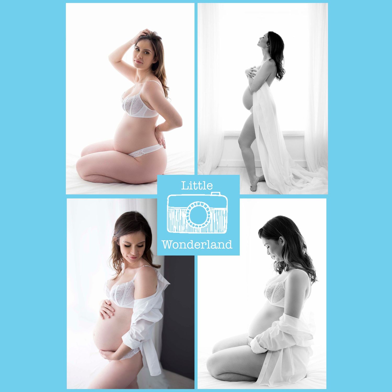 Light and airy maternity portraits Little Wonderland Photography Widnes Cheshire