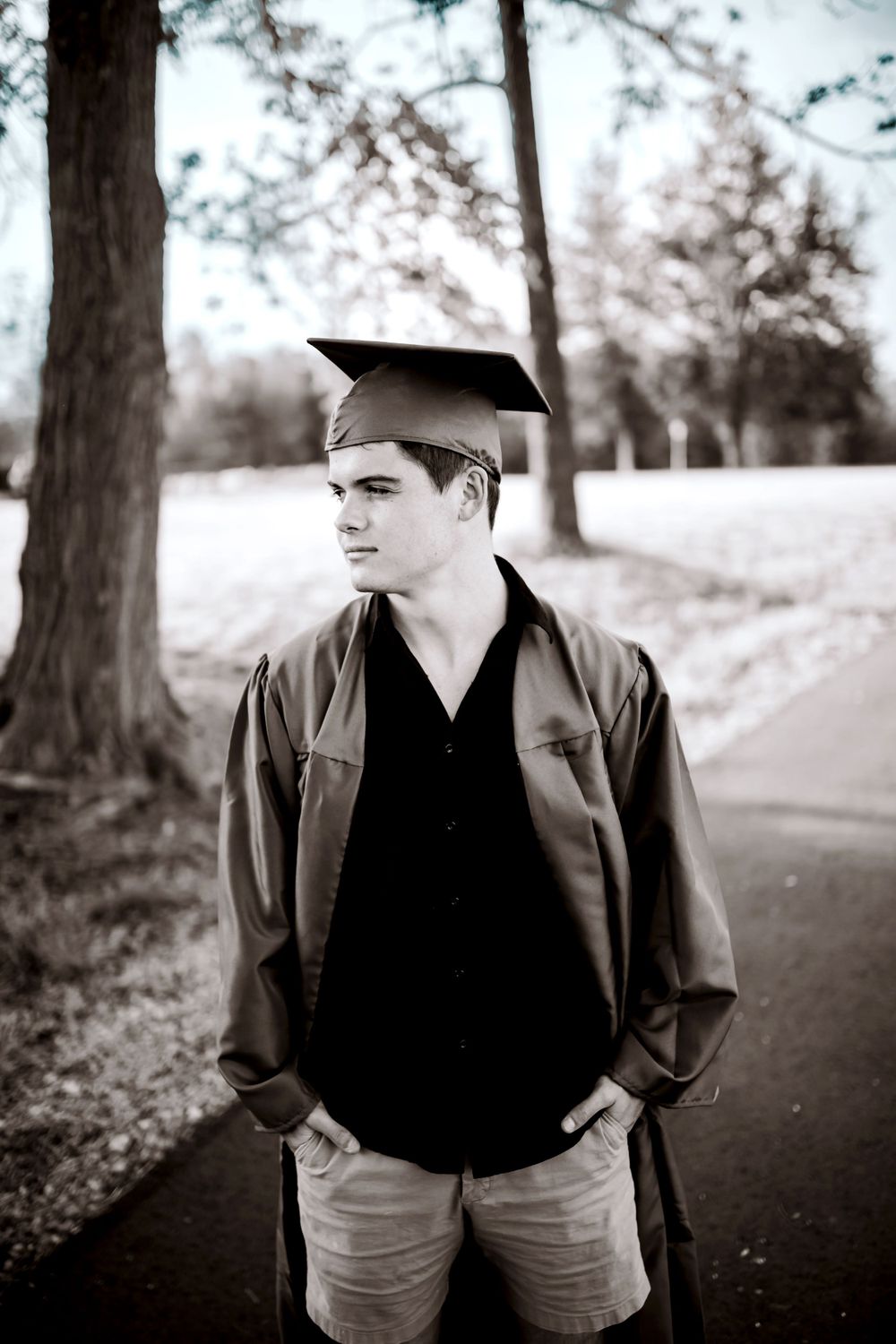 Lifestyle headshots in Lincolnton NC for graduating senior