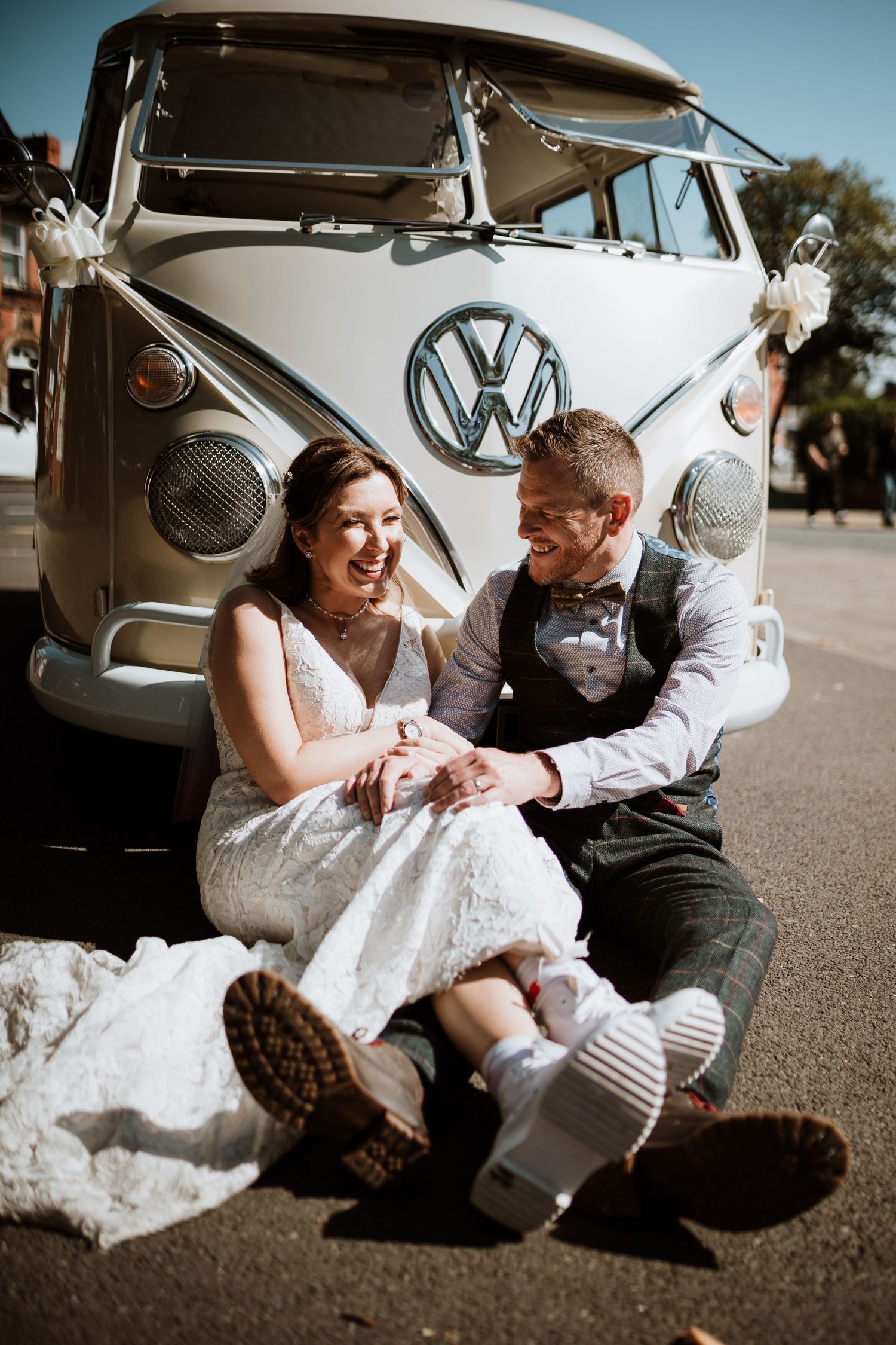 Alternative wedding photos in Wigan