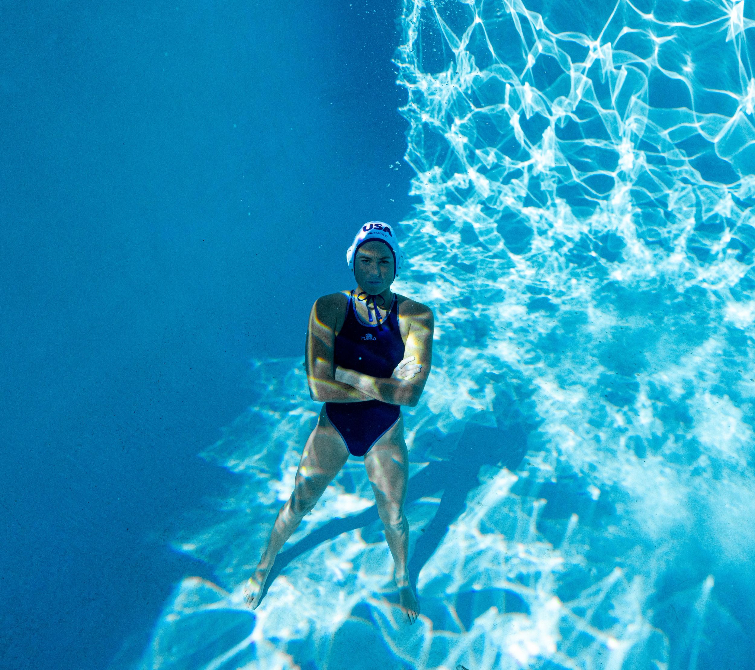 Waterpolo underwater photo