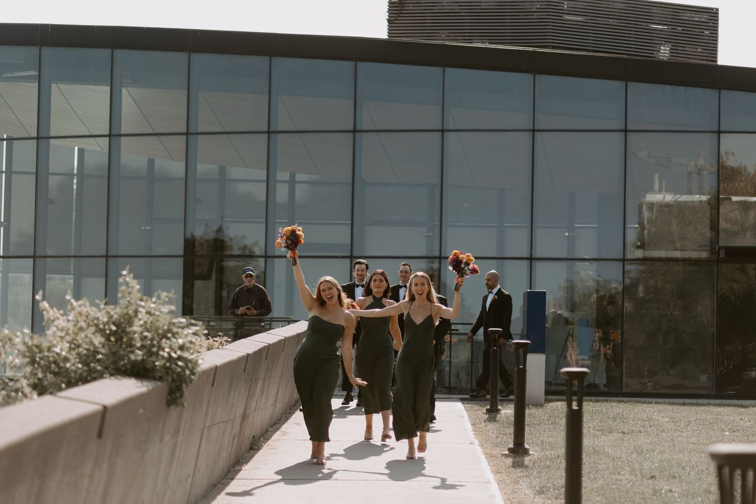 summer waterfront wedding burlington ontario canada candid