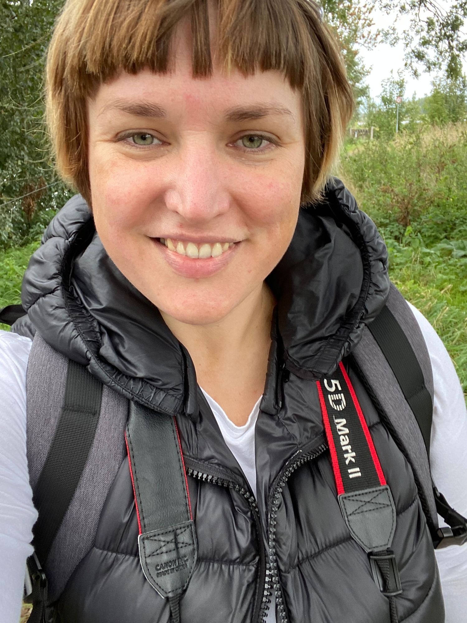 Caitlin Watson, photographer in the field