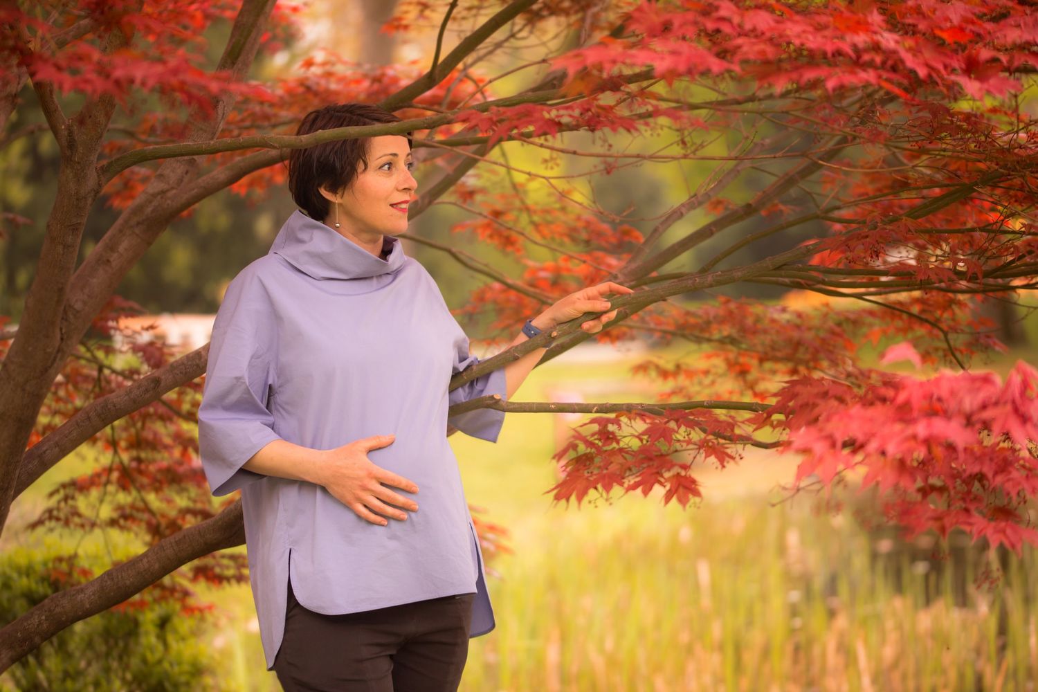 Outdoor maternity photoshoot in Vienna