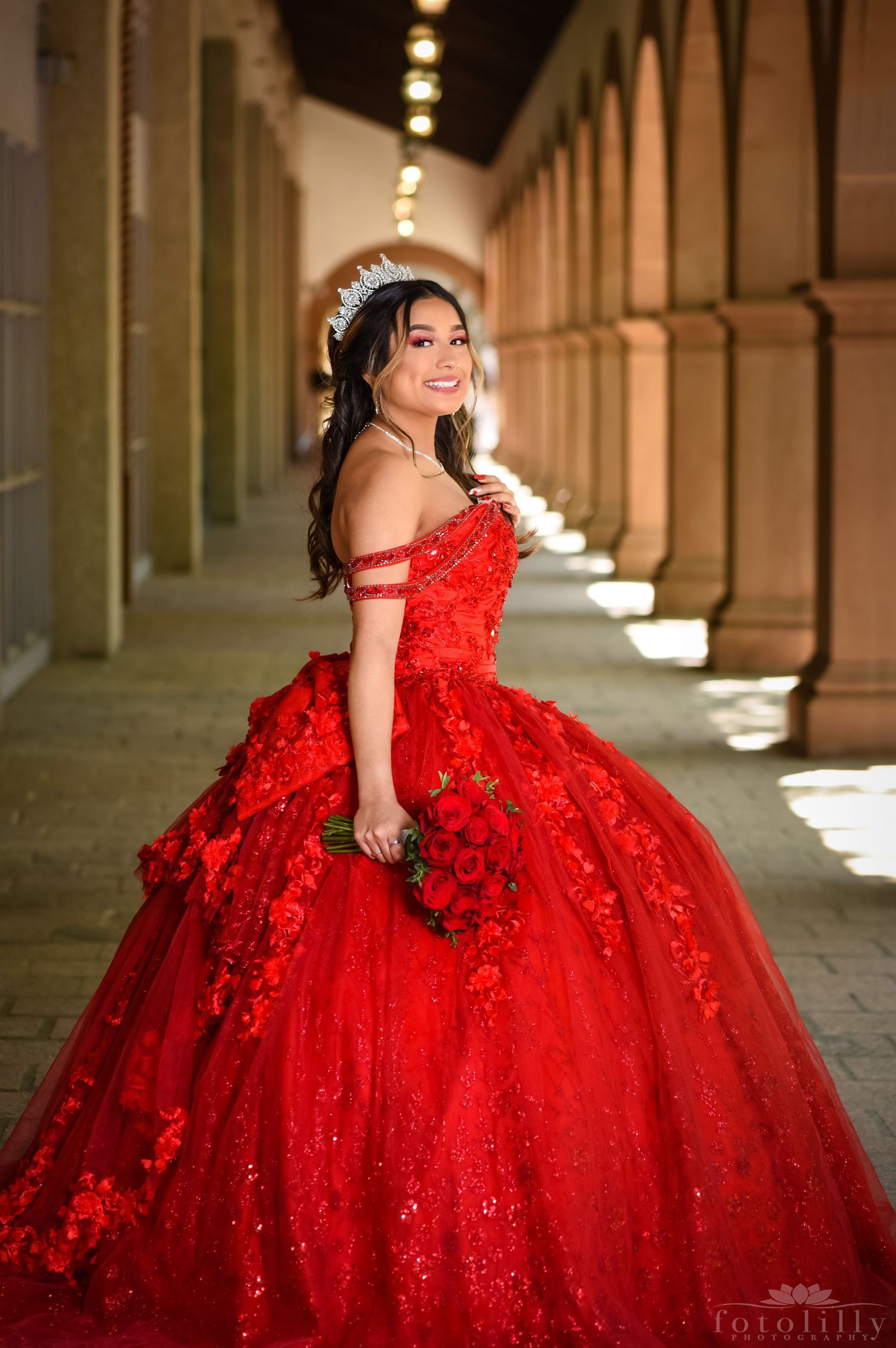 Red Quinceaera Dress Photoshoot in DallasFort Worth | Fotolilly  Photography - Fotolilly Photography is Dallas Fort Worth's Best Quinceanera  & Wedding Photography and Video